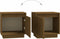 vidaXL - Nachtkastjes - 2 - st - 40x30x40 - cm - massief - grenenhout - honingbruin