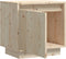 vidaXL - Nachtkastjes - 2 - st - 40x30x40 - cm - massief - grenenhout