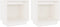 vidaXL - Nachtkastjes - 2 - st - 40x30x40 - cm - massief - grenenhout - wit