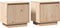 vidaXL - Nachtkastjes - 2 - st - 40x30x40 - cm - massief - grenenhout