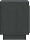 vidaXL - Nachtkastjes - 2 - st - 40x30x40 - cm - massief - grenenhout - grijs