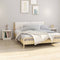 vidaXL - Nachtkastjes - 2 - st - 40x30x40 - cm - massief - grenenhout - wit