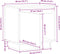 vidaXL - Nachtkastjes - 2 - st - 40x30x40 - cm - massief - grenenhout - grijs