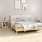 vidaXL - Nachtkastjes - 2 - st - 40x30x40 - cm - massief - grenenhout - wit