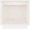 vidaXL - Nachtkastjes - 2 - st - 40x30x40 - cm - massief - grenenhout - wit