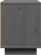 vidaXL - Nachtkastjes - 2 - st - 40x30x40 - cm - massief - grenenhout - grijs