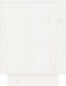 vidaXL - Nachtkastjes - 2 - st - 40x30x40 - cm - massief - grenenhout - wit
