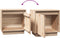 vidaXL - Nachtkastjes - 2 - st - 40x30x40 - cm - massief - grenenhout
