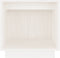 vidaXL - Nachtkastjes - 2 - st - 40x30x40 - cm - massief - grenenhout - wit