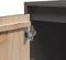vidaXL - Nachtkastjes - 2 - st - 40x30x40 - cm - massief - grenenhout - grijs