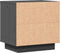 vidaXL - Nachtkastjes - 2 - st - 40x30x40 - cm - massief - grenenhout - grijs