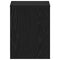 vidaXL - Nachtkastjes - 2 - st - 40x30x40 - cm - spaanplaat - zwart - eikenkleurig