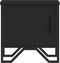 vidaXL - Nachtkastjes - 2 - st - 40x30x40 - cm - spaanplaat - zwart