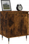 vidaXL - Nachtkastjes - 2 - st - 40x30x50 - cm - bewerkt - hout - gerookt - eikenkleurig