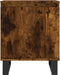 vidaXL - Nachtkastjes - 2 - st - 40x30x50 - cm - bewerkt - hout - gerookt - eikenkleurig