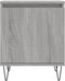 vidaXL - Nachtkastjes - 2 - st - 40x30x50 - cm - bewerkt - hout - grijs - sonoma - eiken