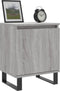 vidaXL - Nachtkastjes - 2 - st - 40x30x50 - cm - bewerkt - hout - grijs - sonoma - eiken