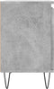 vidaXL - Nachtkastjes - 2 - st - 40x30x50 - cm - bewerkt - hout - betongrijs
