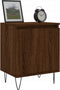 vidaXL - Nachtkastjes - 2 - st - 40x30x50 - cm - bewerkt - hout - bruin - eikenkleur