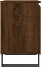 vidaXL - Nachtkastjes - 2 - st - 40x30x50 - cm - bewerkt - hout - bruin - eikenkleur