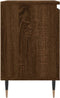 vidaXL - Nachtkastjes - 2 - st - 40x30x50 - cm - bewerkt - hout - bruin - eikenkleur