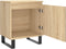 vidaXL - Nachtkastjes - 2 - st - 40x30x50 - cm - bewerkt - hout - sonoma - eikenkleurig