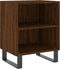 vidaXL - Nachtkastjes - 2 - st - 40x30x50 - cm - bewerkt - hout - bruin - eikenkleur