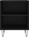 vidaXL - Nachtkastjes - 2 - st - 40x30x50 - cm - bewerkt - hout - zwart