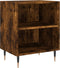 vidaXL - Nachtkastjes - 2 - st - 40x30x50 - cm - bewerkt - hout - gerookt - eikenkleurig