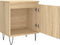 vidaXL - Nachtkastjes - 2 - st - 40x30x50 - cm - bewerkt - hout - sonoma - eikenkleurig