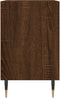 vidaXL - Nachtkastjes - 2 - st - 40x30x50 - cm - bewerkt - hout - bruin - eikenkleur