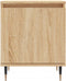 vidaXL - Nachtkastjes - 2 - st - 40x30x50 - cm - bewerkt - hout - sonoma - eikenkleurig