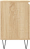 vidaXL - Nachtkastjes - 2 - st - 40x30x50 - cm - bewerkt - hout - sonoma - eikenkleurig