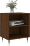 vidaXL - Nachtkastjes - 2 - st - 40x30x50 - cm - bewerkt - hout - bruin - eikenkleur