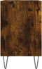 vidaXL - Nachtkastjes - 2 - st - 40x30x50 - cm - bewerkt - hout - gerookt - eikenkleurig
