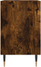 vidaXL - Nachtkastjes - 2 - st - 40x30x50 - cm - bewerkt - hout - gerookt - eikenkleurig