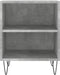 vidaXL - Nachtkastjes - 2 - st - 40x30x50 - cm - bewerkt - hout - betongrijs