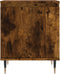 vidaXL - Nachtkastjes - 2 - st - 40x30x50 - cm - bewerkt - hout - gerookt - eikenkleurig