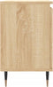 vidaXL - Nachtkastjes - 2 - st - 40x30x50 - cm - bewerkt - hout - sonoma - eikenkleurig