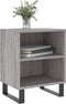vidaXL - Nachtkastjes - 2 - st - 40x30x50 - cm - bewerkt - hout - grijs - sonoma - eiken