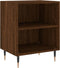 vidaXL - Nachtkastjes - 2 - st - 40x30x50 - cm - bewerkt - hout - bruin - eikenkleur