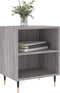 vidaXL - Nachtkastjes - 2 - st - 40x30x50 - cm - bewerkt - hout - grijs - sonoma - eiken