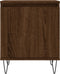 vidaXL - Nachtkastjes - 2 - st - 40x30x50 - cm - bewerkt - hout - bruin - eikenkleur