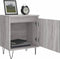 vidaXL - Nachtkastjes - 2 - st - 40x30x50 - cm - bewerkt - hout - grijs - sonoma - eiken