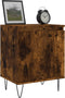 vidaXL - Nachtkastjes - 2 - st - 40x30x50 - cm - bewerkt - hout - gerookt - eikenkleurig