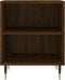 vidaXL - Nachtkastjes - 2 - st - 40x30x50 - cm - bewerkt - hout - bruin - eikenkleur
