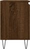 vidaXL - Nachtkastjes - 2 - st - 40x30x50 - cm - bewerkt - hout - bruin - eikenkleur