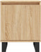 vidaXL - Nachtkastjes - 2 - st - 40x30x50 - cm - bewerkt - hout - sonoma - eikenkleurig