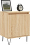 vidaXL - Nachtkastjes - 2 - st - 40x30x50 - cm - bewerkt - hout - sonoma - eikenkleurig