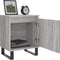 vidaXL - Nachtkastjes - 2 - st - 40x30x50 - cm - bewerkt - hout - grijs - sonoma - eiken